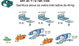 Terno art.40T/G/NR/CON 40KG vrata